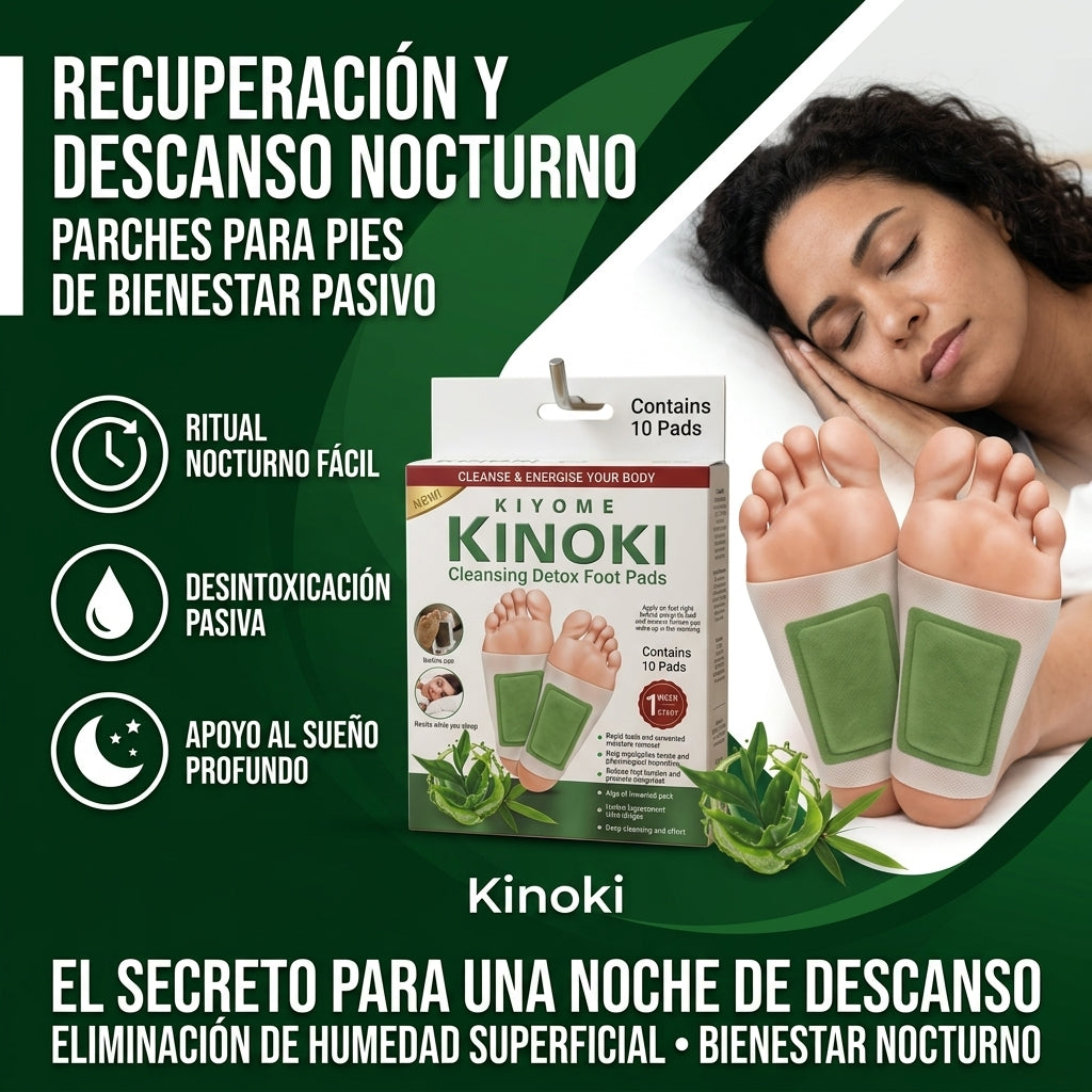 Kinoki - Elimina toxinas mientras duermes