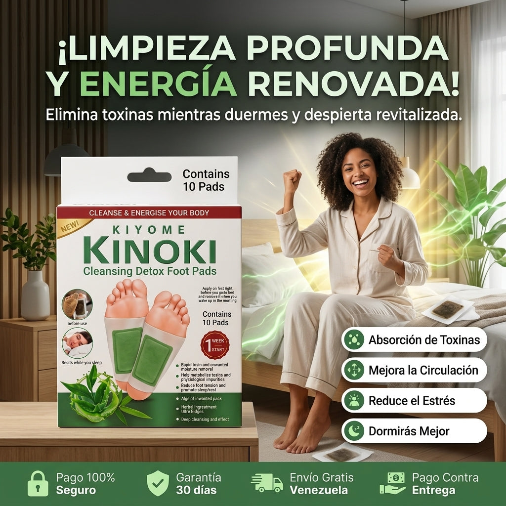 Kinoki - Elimina toxinas mientras duermes
